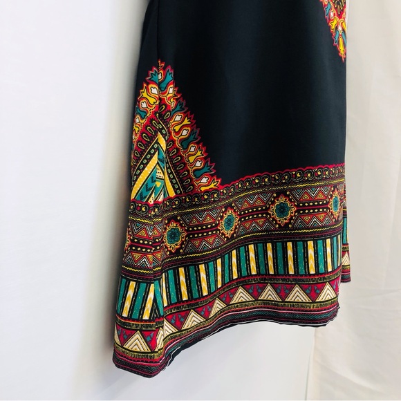 Band of Gypsies Azetc Print Halter Dress - Picture 10 of 16